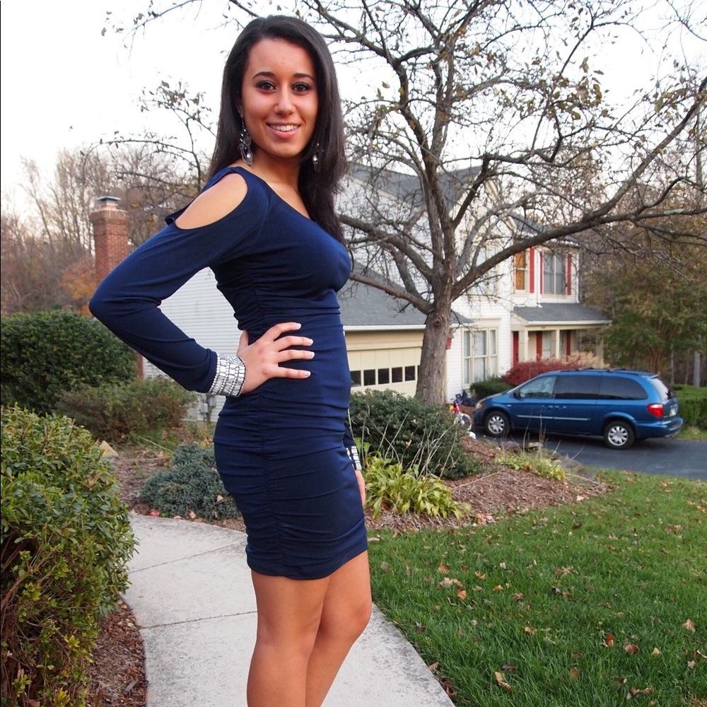 Navy Party Dress